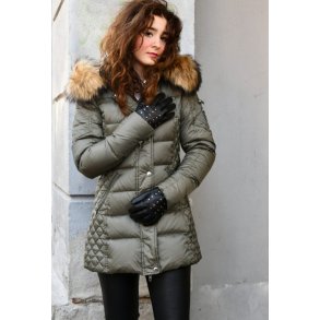 Beam Mid - Army - Raccoon Fur